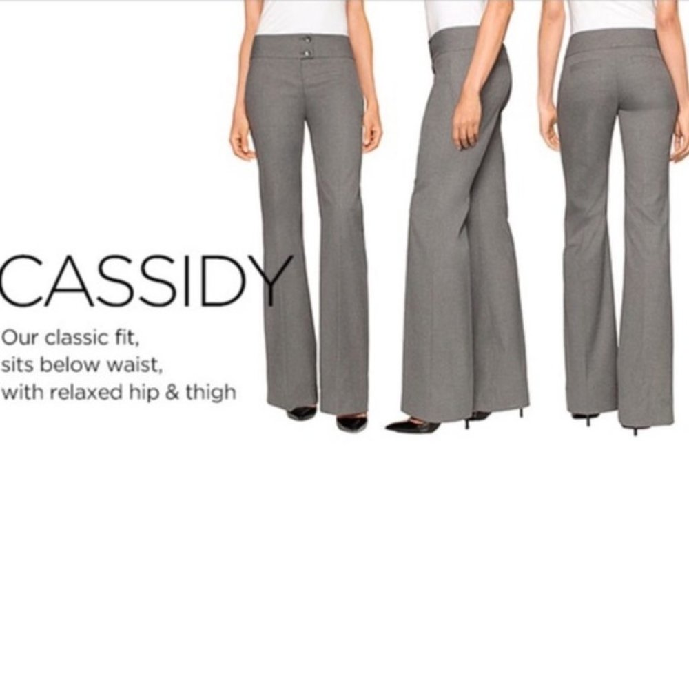 The Limited Cassidy Fit Dark Tan Flat Front dress trouser pants